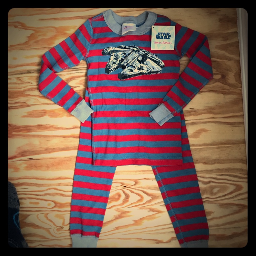 NWT Hanna Andersson Star Wars pj’s 100